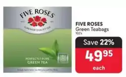 Makro FIVE ROSES Green Teabags offer