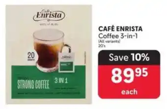 Makro CAFÉ ENRISTA Coffee 3-in-1 offer