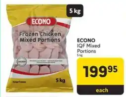 Makro ECONO IQF Mixed Portions offer