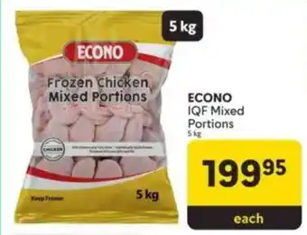 Makro ECONO IQF Mixed Portions offer