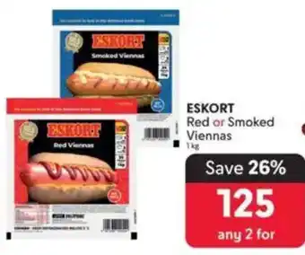 Makro ESKORT Red or Smoked Viennas offer