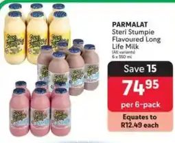 Makro PARMALAT Steri Stumpie Flavoured Long Life Milk offer