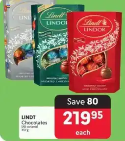 Makro LINDT Chocolates offer