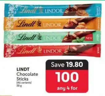 Makro LINDT Chocolate Sticks offer