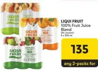 Makro LIQUI FRUIT 100% Fruit Juice Blend offer