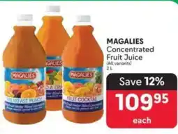 Makro MAGALIES Concentrated Fruit Juice offer