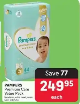 Makro PAMPERS Premium Care Value Pack offer