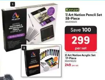 Makro Kenzel Art Nation Pencil Set offer