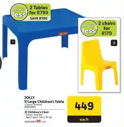 Makro JOLLY Large Children's Table offer