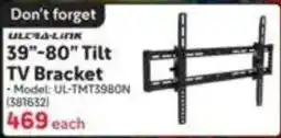 Makro ULTRA-LINK 39"-80" Tilt TV Bracket offer