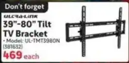 Makro ULTRA-LINK 39"-80" Tilt TV Bracket offer