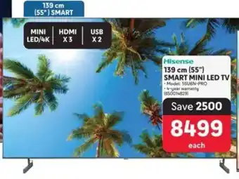 Makro Hisense 139 cm (55") Smart Mini LED TV offer