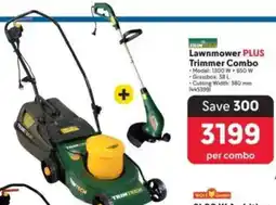 Makro Lawnmower PLUS Trimmer Combo offer