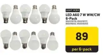 Makro LIGHT WORX LED A60 7 W WW/CW offer