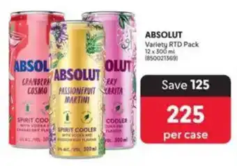 Makro ABSOLUT Variety RTD Pack offer