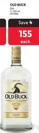 Makro OLD BUCK Gin offer