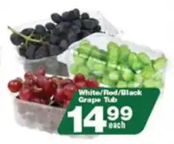 Check Star White/ Red/ Black Grape Tub offer