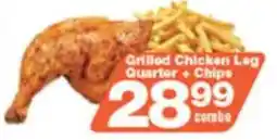 Check Star Grilled Chicken Leg Quarter + Chips offer