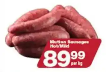 Check Star Mutton Sausages Hot/Mild offer