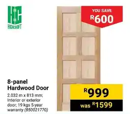 Builders Express HIGHCROFT 8-panel Hardwood Door offer