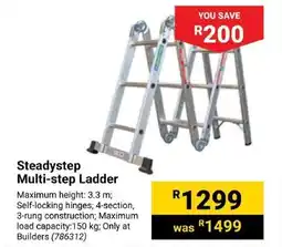 Builders Express Steadystep Multi-step Ladder offer