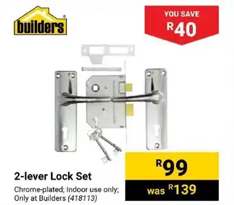 Builders Express 2-lever Lock Set offer