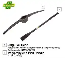 Builders Express LASHER Polypropylene Pick Handle offer