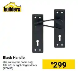 Builders Express Black Handle offer