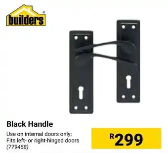 Builders Express Black Handle offer