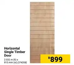 Builders Express Horizontal Single Timber Door offer