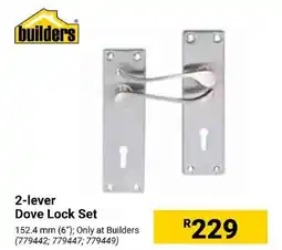 Builders Express 2-lever Dove Lock Set offer