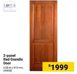 Builders Express 2-panel Red Grandis Door offer