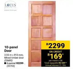 Builders Express 10-panel Door offer