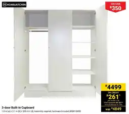 Builders Express 3-door Built-in Cupboard offer