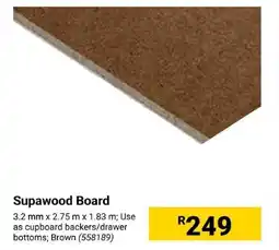 Builders Express Supawood Board offer