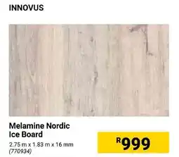 Builders Express INNOVUS Melamine Nordic Ice Board offer