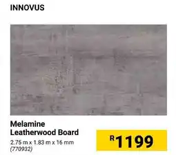 Builders Express INNOVUS Melamine Leatherwood Board offer