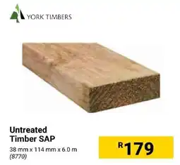 Builders Express YORK TIMBERS Untreated Timber SAP offer