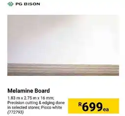 Builders Express PG BISON Melamine Board offer