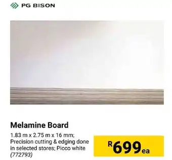 Builders Express PG BISON Melamine Board offer