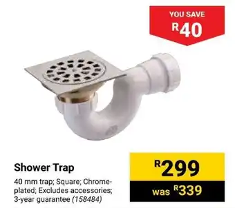 Builders Express Shower Trap offer