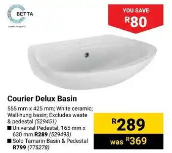 Builders Express Courier Delux Basin offer