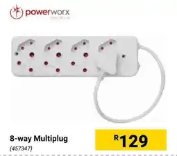 Builders Express Powerworx 8-way Multiplug offer