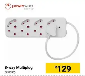 Builders Express Powerworx 8-way Multiplug offer