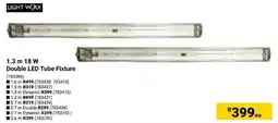 Builders Express LIGHT WORX Double LED Tube Fixture offer