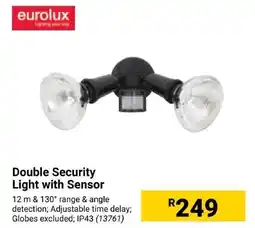 Builders Express Eurolux Double Security Light with Sensor offer