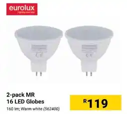 Builders Express Eurolux MR 16 LED Globes offer