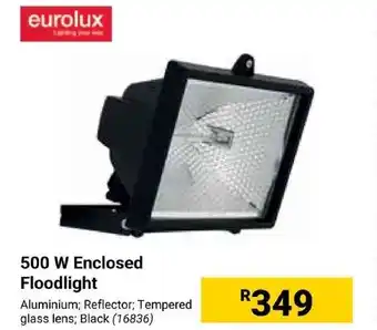 Builders Express Eurolux 500 W Enclosed Floodlight offer