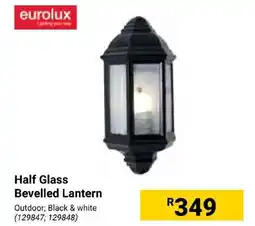 Builders Express Eurolux Half Glass Bevelled Lantern offer