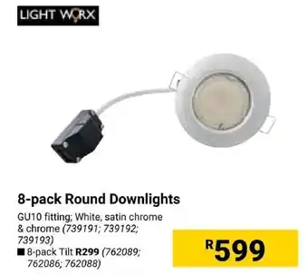 Builders Express LIGHT WORX Round Downlights offer